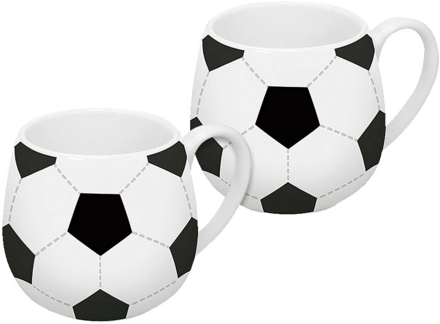 Mugs & tasses Könitz Cup football (2 pcs) 420 ml