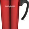 Thermos Travel Mug 420 ml transparentThermocafe Translucent Travel Mug 420 red Thermos Travel Mug 420 ml transparent