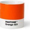 Pantone Porcelain espresso cup - Orange 021 - 120 ml Mugs & tasses