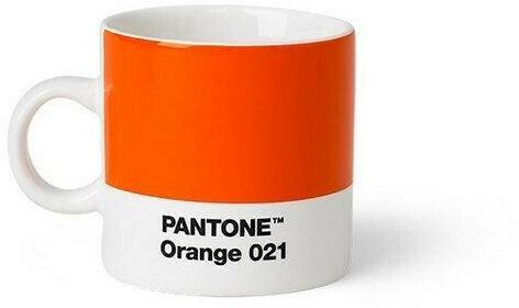 Pantone Porcelain espresso cup - Orange 021 - 120 ml Mugs & tasses