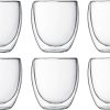 Verres à café & à thé Bodum Pavina Set 6 verres double paroi 0,25 L