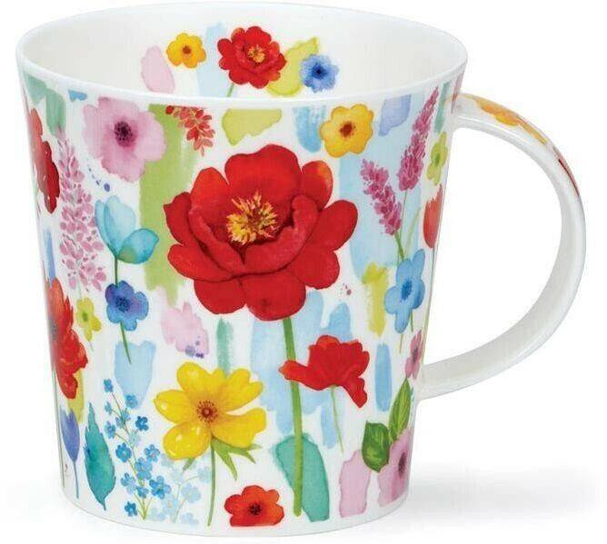 Dunoon Floral Burst by Cairngorm red Mugs & tasses