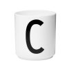 Design Letters AJ Letters Mug Porcelain Design Letters white / blackC Design Letters white Design Letters AJ Letters Mug Porcelain Design Letters white / black