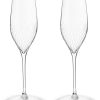 Holmegaard Cabernet Lines champagne glass 29cl 2-pack clear Verres à champagne