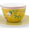 PiP Studio La Majorelle cup and saucer yellow 0.28 l set2 Mugs & tasses