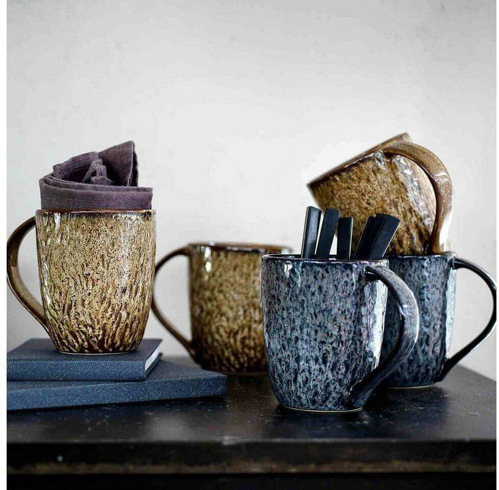 Leonardo MATERA ceramic mug 430 ml blue Mugs & tasses