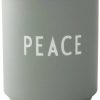 Design Letters Favorite cup 25cl Peace (green) Mugs & tasses