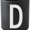 Design Letters AJ Mug Porcelain Black Design Letters black / whiteD Design Letters black Design Letters AJ Mug Porcelain Black Design Letters black / white