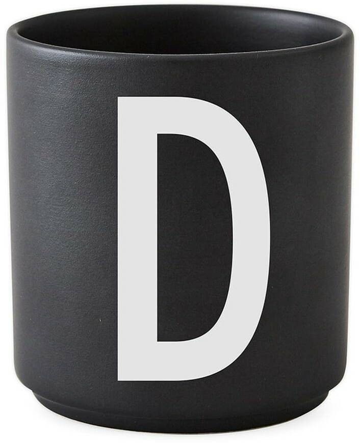 Design Letters AJ Mug Porcelain Black Design Letters black / whiteD Design Letters black Design Letters AJ Mug Porcelain Black Design Letters black / white