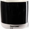 Mugs & tasses Pantone Latte Macchiato porcelain thermal mug - black 419 - 220 ml - 8.7x8.7x9 cm