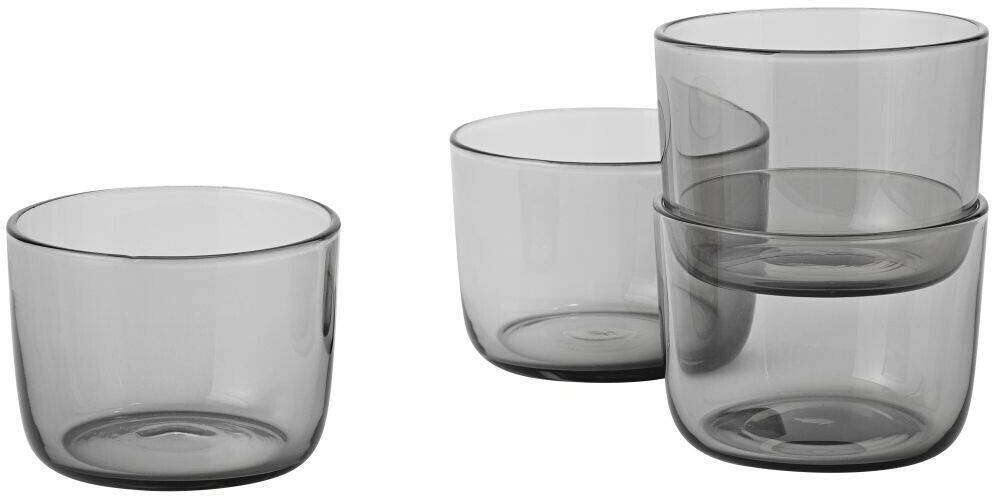 Verres de bar Muuto Corky Tumbler (set of 4), Low, Grey