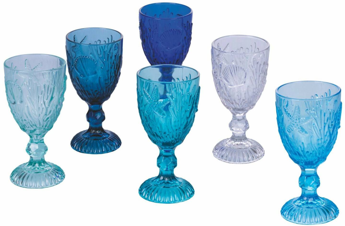 Verres à vin Villa d'Este Home Tivoli Pantelleria blue 6 pcs.