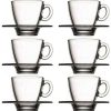 Pasabahce 95756- 12-piece set of espresso cups with saucer Aqua Verres à café & à thé