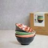 Kitchen Craft Bowl Pattern 15 cm (4 pcs.) Saladiers