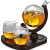 Mikamax Deluxe Globe Decanter Set Carafes