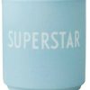 Design Letters Favorite Cup 25cl Superstar (Blue) Mugs & tasses