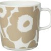 Marimekko Unikko cup 40cl white-beige Mugs & tasses