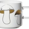 Mugs & tasses ASA Tasse de Noël en porcelaine motif champignon (0,35 L)