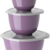 Rosti Mepal Margrethe mixing bowl set, 0.25 - 3 l, lavender (8 pieces) Saladiers