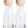 Zeller Carafe,, set of 2, transparent, material glass, Zeller Present Carafes