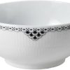 Royal Copenhagen Black Lace Bowl, 110 cl White Saladiers