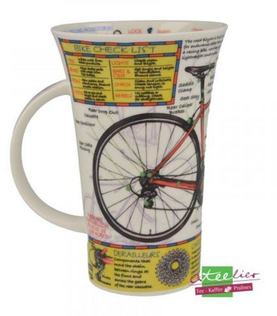 Dunoon Glencoe Cup 0,5 l Bike Anatomy Mugs & tasses